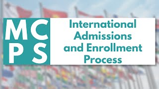 International Admissions and Enrollment Process [upl. by Yer435]