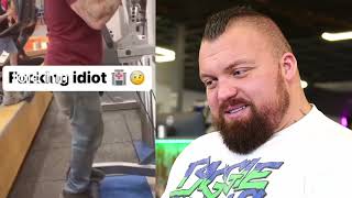 HORRENDOUS GYM FAILS  Eddie Hall [upl. by Koralie405]