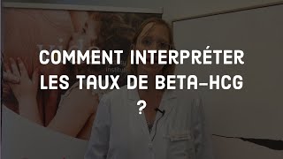 Comment interpreter les taux de beta hcg [upl. by Christoforo]