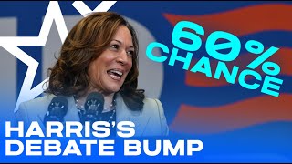 FiveThirtyEight Kamala Harris Receives BIG Debate BUMP [upl. by Couchman]