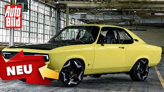 Opel Manta GSe ElektroMOD 2021  OpelKlassiker wird zum Elektroauto  Sitzprobe mit Peter Fischer [upl. by Reiners]