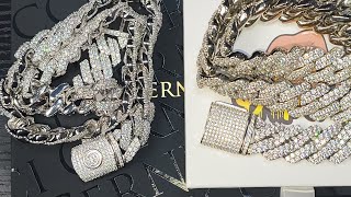 Cernucci 19mm Diamond Pronge Cuban Link Chain Compared To Driptalkjewelry 19mm Pronge Cuban Link [upl. by Hinch]