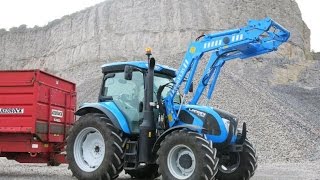 Field test Landini C6130C tractor [upl. by Hanaj]