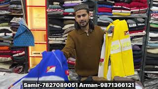 Unbelievable Offers 😱  90 Off  Tracksuit JacketImportedSweater  Branded Clothes Shop In Delhi [upl. by Nelg]