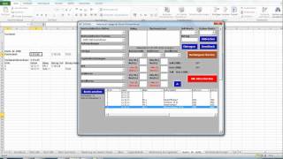 Vorsteuerüberhangs Buchführung mit Excel [upl. by Alexandro270]