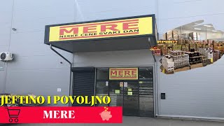 Ruski market quotMEREquot  razgledanje proizvoda i cena jeftino i povoljno sličan quotSVETOFORquot marketu [upl. by Juditha]