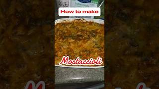 How to make Mostaccioli [upl. by Toth]