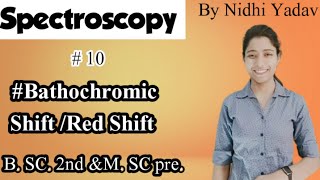 Spectroscopy Bathochromic ShiftRed shift UVvisible Spectroscopy [upl. by Chiou]