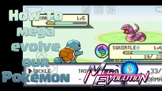 How To mega Evolve our Pokemon in Battle in hindi [upl. by Luby963]