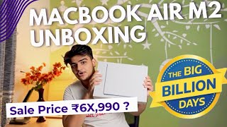 MacBook Air M2 Flipkart Sale Unit  Is it Worth To Buy in 2024  MacBook Air M2 Unboxing [upl. by Ennayllek64]