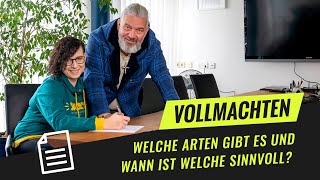 Vollmacht schreiben  Welche Arten gibt es und wann ist welche sinnvoll  Daub amp Bürgelin [upl. by Burget976]