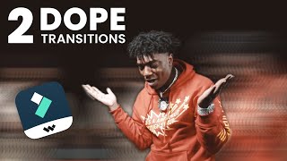 2 DOPE Music Video Transitions Wondershare Filmora Tutorial [upl. by Henrieta]