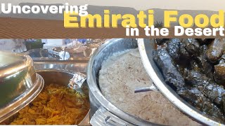 Exploring the Traditional Emirati Food Street of Maliha Desert  Dubai  UAE [upl. by Leahplar]