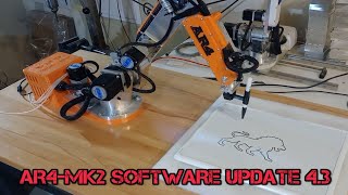 AR4MK2 Software Update 43  DIY 6 axis robot kit  Arduino controller with Python interface [upl. by Enowtna]