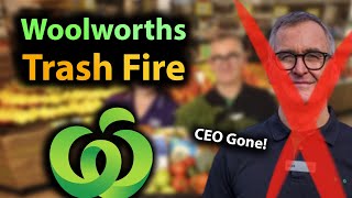 Woolworths Trash Fire CEOs Trainwreck interview amidst supermarket inquiry [upl. by Damian]