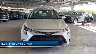 2020 Toyota Corolla L Natl [upl. by Tut]