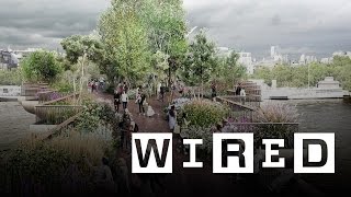 Londons Garden Bridge Revealed  WIRED [upl. by Lua]