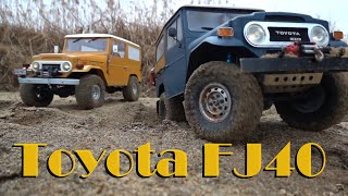 Toyota FJ40 Land Cruiser Offroad Outting ll RC4WD amp FMS 110 Scale [upl. by Herman950]