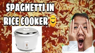 How to Cook MALA JOLLIBEE SPAGHETTI SA RICE COOKER [upl. by Animaj]