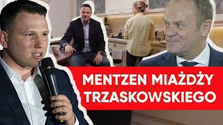 quotBardziej leniwy od Tuskaquot Wybory w Warszawie Mentzen o Trzaskowskim Wyjątkowy leń i nierób [upl. by Ahtiek522]