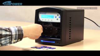 How to operate Vinpower Digitals SDShark SD MicroSD Duplicator [upl. by Oinimreh]