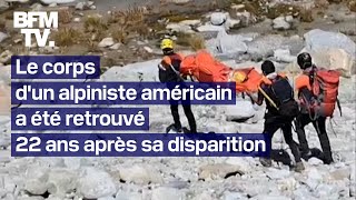 Pérou le corps dun alpiniste américain retrouvé alors quil était porté disparu depuis 2002 [upl. by Felicio838]