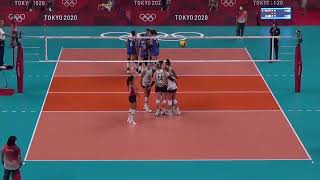 Volleyball Olympic Pool B  USA  China 30 Full Match [upl. by Warenne]