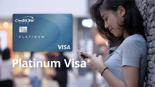 Credit One Bank Platinum Visa® Perks – Mobile Phone [upl. by Eanwahs576]