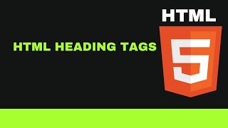 Html Heading Tags  Html Tutorial For Beginners [upl. by Akinihs]