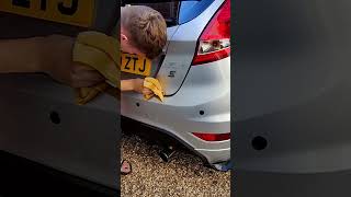 Debadging My Ford Fiesta  Part 2 shorts fordfiesta debadging [upl. by Swee]