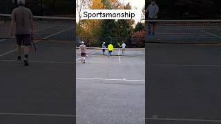 Great Sportsmanship after Winning the Game 🎾 tennis sportsmanship [upl. by Trudi251]