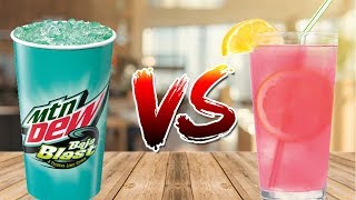 Baja Blast Vs Pink Lemonade [upl. by Kalin181]