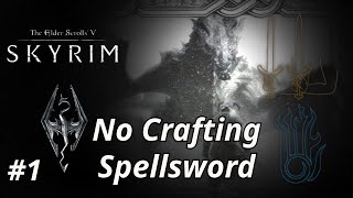 No Crafting Spellsword 1  Skyrim Legendary  Anniversary Edition [upl. by Ecirtaeb129]