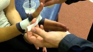 Thumb Hyperextension Taping [upl. by Hamilton]