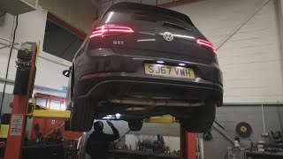 Golf Mk75 GTI Turbo Back Exhaust System LOUD [upl. by Ingham]