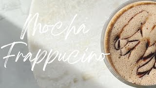 ASMR Mocha Frappuccino Recipe  How to make mocha Frappuccino easily at home  asmr [upl. by Halford]