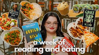 what i ate and read this week 🍲📖 weekly reading vlog [upl. by Albric801]