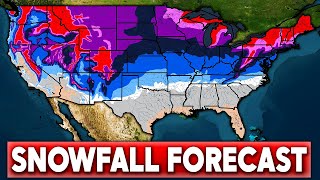 OFFICIAL Snowfall Forecast 2024  2025 [upl. by Aiykan754]