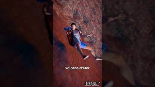 How To Survive Falling Into A Volcano 😱 shorts viralvideo [upl. by Gertrude]