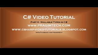 Part 6  C Tutorial  Nullable Typesavi [upl. by Jamil]