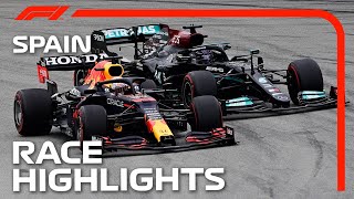 Race Highlights  2021 Spanish Grand Prix [upl. by Noyes]