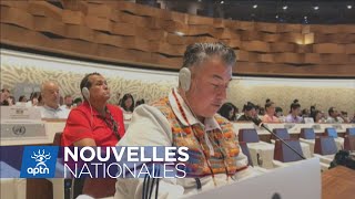 Des Abénakis dOdanak se présentent devant lONU à Genève [upl. by O'Connor]