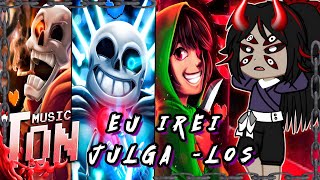 Villains React Undertale 💀 🚬🧑🏻 Hora do Julgamento  Bad Time Trio  Papyrus Da Batata   Gacha Rap [upl. by Svirad220]