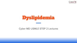 Dyslipidemia [upl. by Nossyla23]