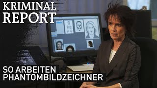 Wie Phantombildzeichner arbeiten  kriminalreport [upl. by Zorana4]