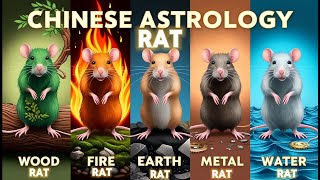 wood fire earth metal and water Rat Chinese Astrology [upl. by Sibelle]