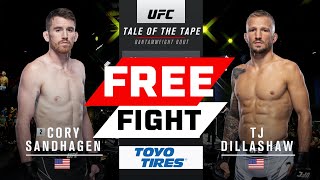 UFC APEX Banger TJ Dillashaw vs Cory Sandhagen  FREE FIGHT [upl. by Llehsyt]