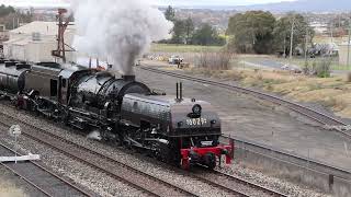 Australias Largest Steam Locomotive  BeyerGarratt 6029  In Bathurst [upl. by Deeanne957]