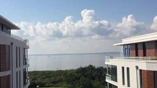 Ferienwohnung Himmel und Meer Dachterrassenblick auf die Lübecker Bucht [upl. by Zere]