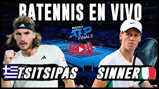 Stefanos Tsitsipas vs Jannik Sinner  ATP Finals 2023  Reaccionando en vivo [upl. by Nref]